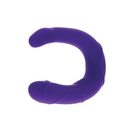 Mini double dong réaliste 30 cm violet — vue détaillée