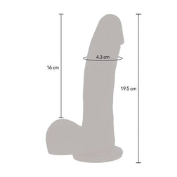 Gode va-et-vient automatique silicone 19,5 cm — emballage