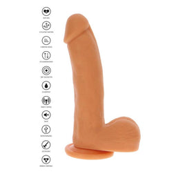Gode va-et-vient automatique silicone 19,5 cm — en situation