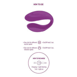 XOCOON - VIBRATEUR BOUND LOVE COUPLES VIOLET — vue produit 5