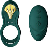ZALO - BAGUE VIBRANTE COUPLES BAYEK VERTE · Zalo · Cockrings Vibrants