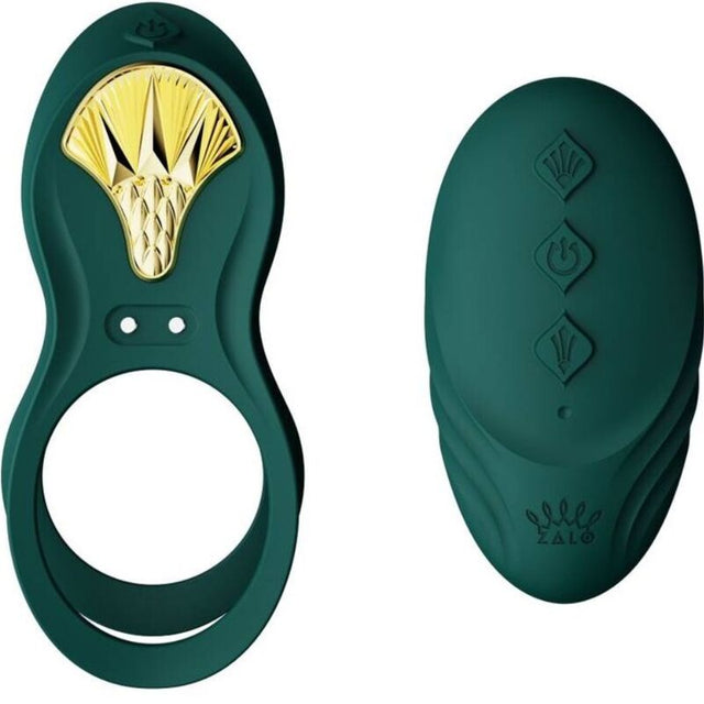 ZALO - BAGUE VIBRANTE COUPLES BAYEK VERTE · Zalo · Cockrings Vibrants