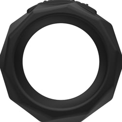 Cockring Bathmate silicone 45 mm bande large — Maximus 45 en Silicone noir vu de face