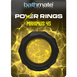 Cockring silicone 45 mm bande large — gros plan