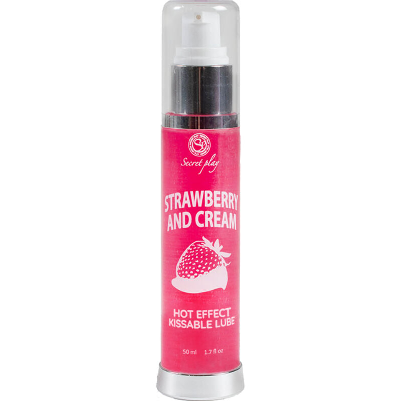 SECRETPLAY LUBRIFIANT 2 1 EFFET CHALEUR FRAISE CREME 50 ML