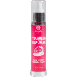 Lubrifiant chauffant fraise et crème 50 ml — Secret Play