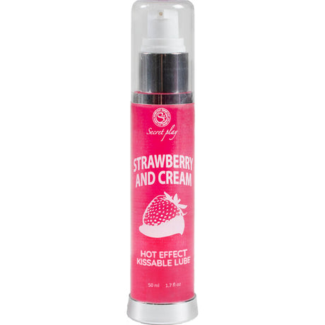 SECRETPLAY LUBRIFIANT 2 1 EFFET CHALEUR FRAISE CREME 50 ML
