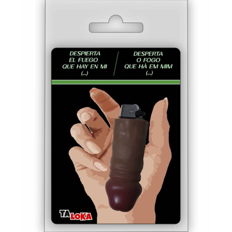 TALOKA BRIQUET FANTASTIQUE EN FORME DE PENIS DE COULEUR MULATTO 100 RECHARGEABLE