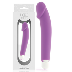 Realistic Silicone Vibrator, 7 Modes, 15,8 cm