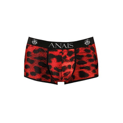 Boxer trunk rouge imprimé léopard — Savage