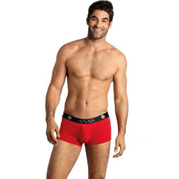 Boxer trunk rouge uni microfibre — Soul — vue de face