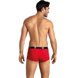 Boxer trunk rouge uni microfibre — Soul