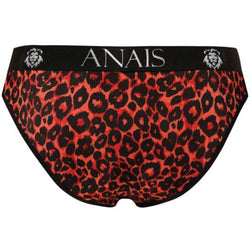Slip mini rouge léopard échancré — Tribal