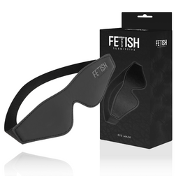 Harnais Bandeau BDSM cuir végan pointu doublure néoprène — Fetish en Cuir végan vu de face