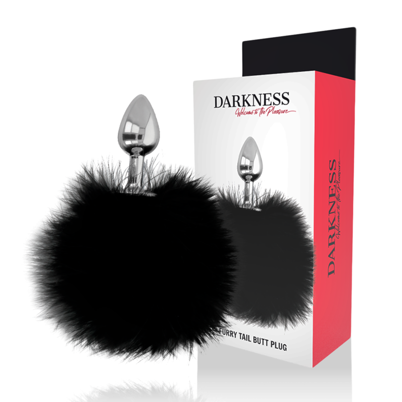 DARKNESS BOUCHON EXTRA ANAL AVEC QUEUE NOIR 7 CM