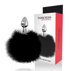 DARKNESS BOUCHON EXTRA ANAL AVEC QUEUE NOIR 7 CM