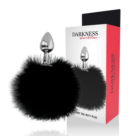 DARKNESS BOUCHON EXTRA ANAL AVEC QUEUE NOIR 7 CM