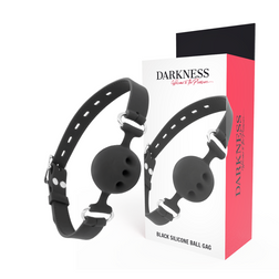 Bdsm Darkness Bondage silicone perforé noir silicone