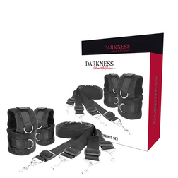 BDSM Darkness Bed Restraints de neopreno