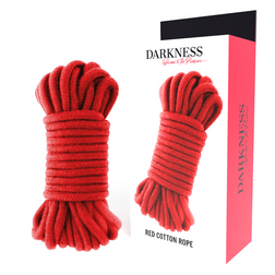 Corde shibari coton rouge 20 mètres — Red Cotton Rope XL