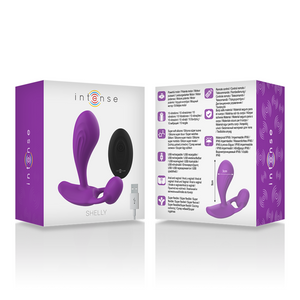 INTENSE TELECOMMANDE ANAL SHELLY PLUG VIOLET