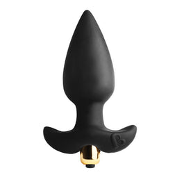Stimulateur prostatique plug 7 vitesses bullet amovible — Rocks-Off Butt Throb — vue de face