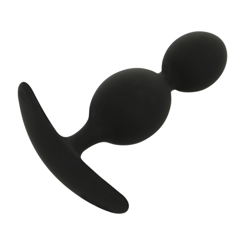 BLACKSILVER PLUG ORSON SILICONE 2 ONDES ANAL 9 CM