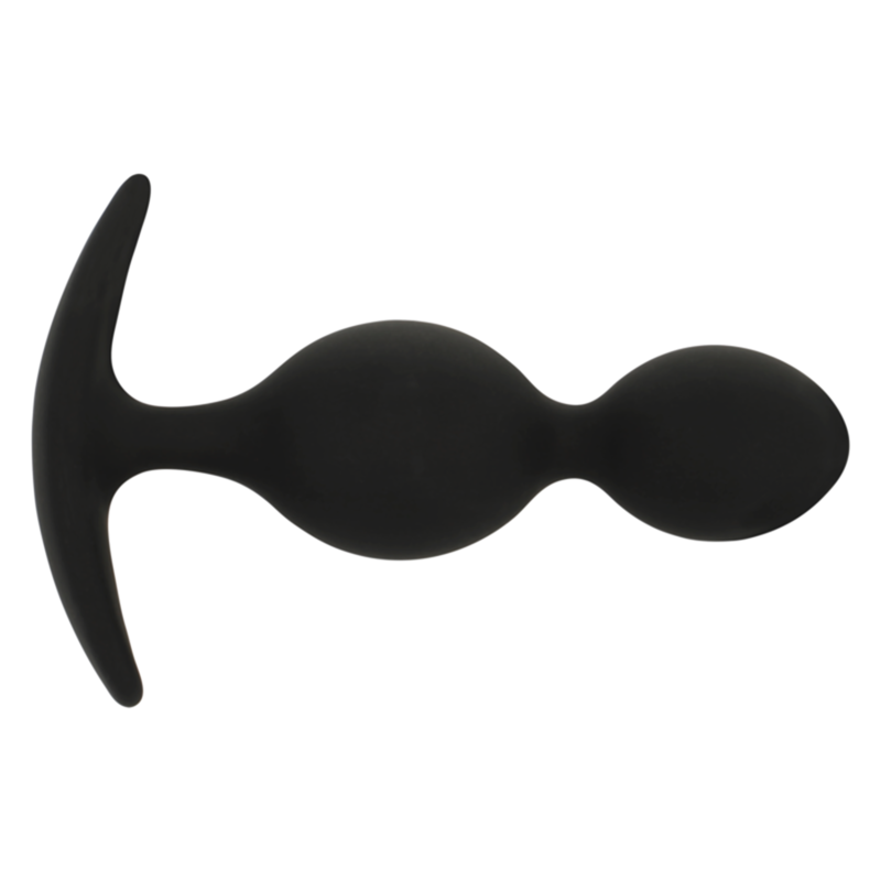 BLACKSILVER PLUG ORSON SILICONE 2 ONDES ANAL 9 CM