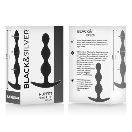 BLACKSILVER CHAINE A BILLES ANAL RUPERT 10 CM