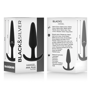 BLACKSILVER BOUCHON ANAL EN SILICONE HANSEL AVEC PETITE POIGNEE