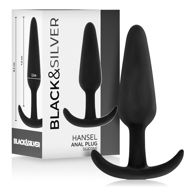 BLACKSILVER BOUCHON ANAL EN SILICONE HANSEL AVEC PETITE POIGNEE