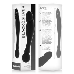 Gode anal double phallus + boule 18 cm — Karl — vue produit 2