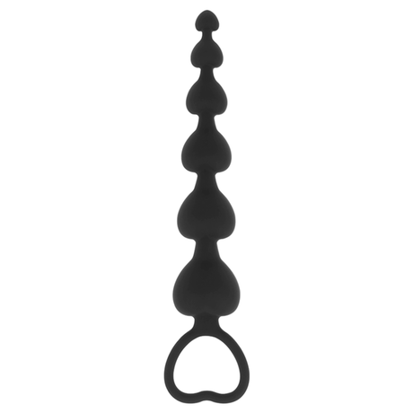 BLACKSILVER CHAINE DE COEURS ANAL MILA 18 CM
