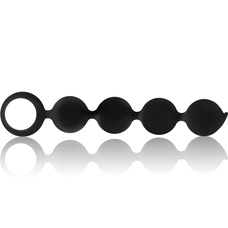 BLACKSILVER CHAPELET ANAL LENNON 4 SPHERES SILICONE 15 CM