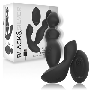 BLACKSILVER TELECOMMANDE EN SILICONE POUR PLUG ANAL CORA
