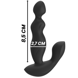 BLACKSILVER TELECOMMANDE EN SILICONE POUR PLUG ANAL CORA