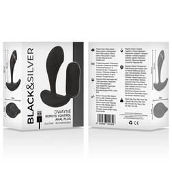 BLACKSILVER TELECOMMANDE EN SILICONE POUR PLUG ANAL DWAYNE