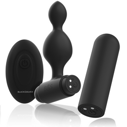 BLACKSILVER TUCKER PETITE TELECOMMANDE POUR PLUG ANAL EN SILICONE