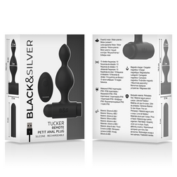 BLACKSILVER TUCKER PETITE TELECOMMANDE POUR PLUG ANAL EN SILICONE