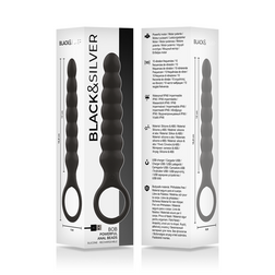 Chapelet anal vibrant 8 boules silicone rechargeable — Bob