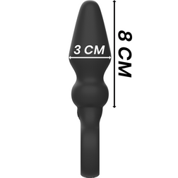 BLACKSILVER PUISSANT PLUG ANAL EN SILICONE OZZY