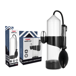 PUMP ADDICTED CLEAR VIBRATOR RX3