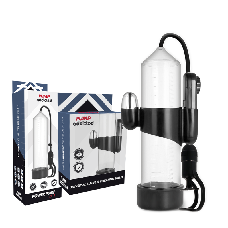 PUMP ADDICTED VIBRATEUR TRANSPARENT RX5