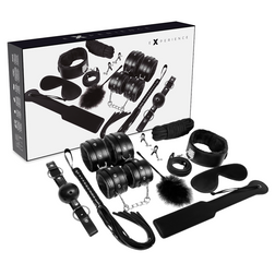Kit BDSM complet 10 accessoires noir Experience — Ohmama