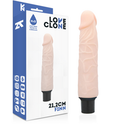 Gode vibro réaliste autolubrifiant 21,2 cm peau — Finn — vue de face