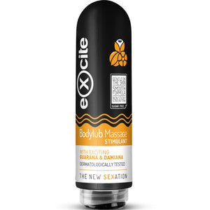 Gel lubrifiant massage stimulant guarana 200 ml · Excite · Lubrifiants aromatisés