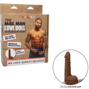 Mug pénis Calexotics Poupée gonflable facteur — black Mail Man chair vu de face