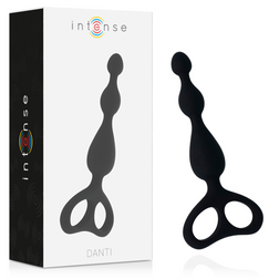 Plug anal Chapelet anal 3 boules graduées poignée 17,5 cm pour homme