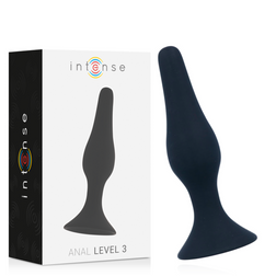 Plug anal iNTENSE ANAL NIVEAU 3 12,5 cm NOIR
