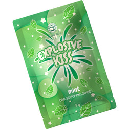Sucre pétillant pour sexe oral menthe, sachet 9 g — Explosive Kiss